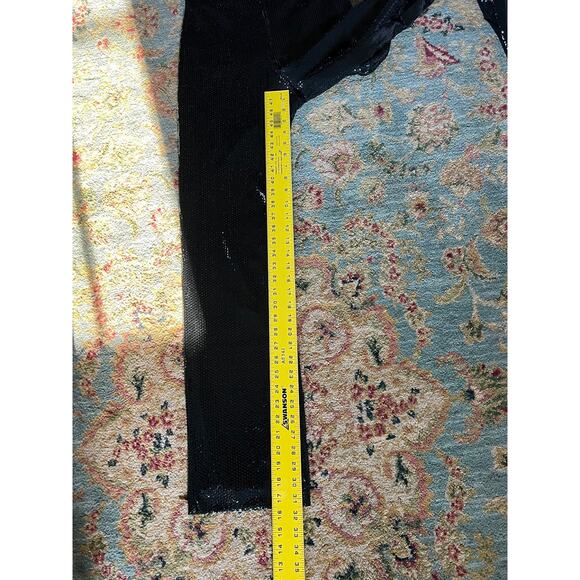 AllSaints Blue Petrol Sequin Leanna Trouser Pants - Picture 10 of 13